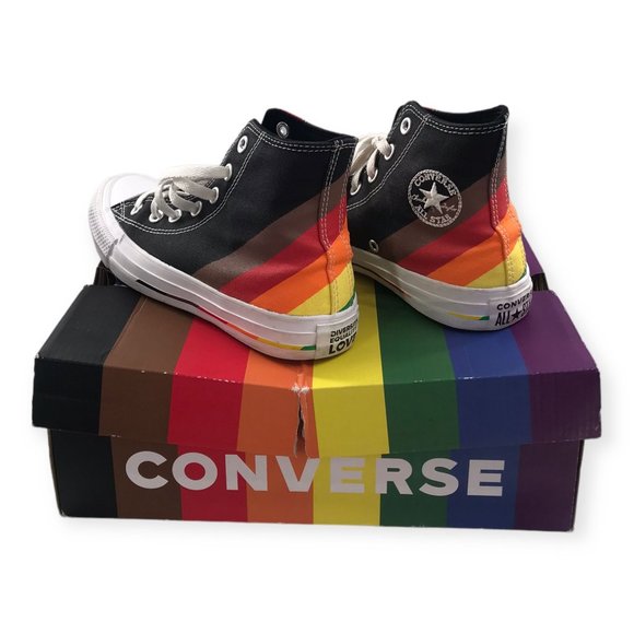 Converse Chuck Taylor All Star Mens 4 Wmns 6 Rainbow Pride Limited Edition - Picture 4 of 13